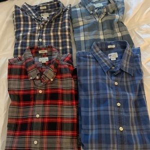 J. Crew Lot of 4 long Sleeve Shirts. All are Sz XL